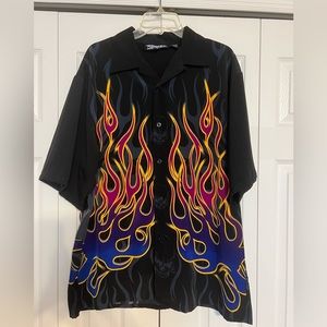 Dragonfly Men’s Flame Shirt Size XL